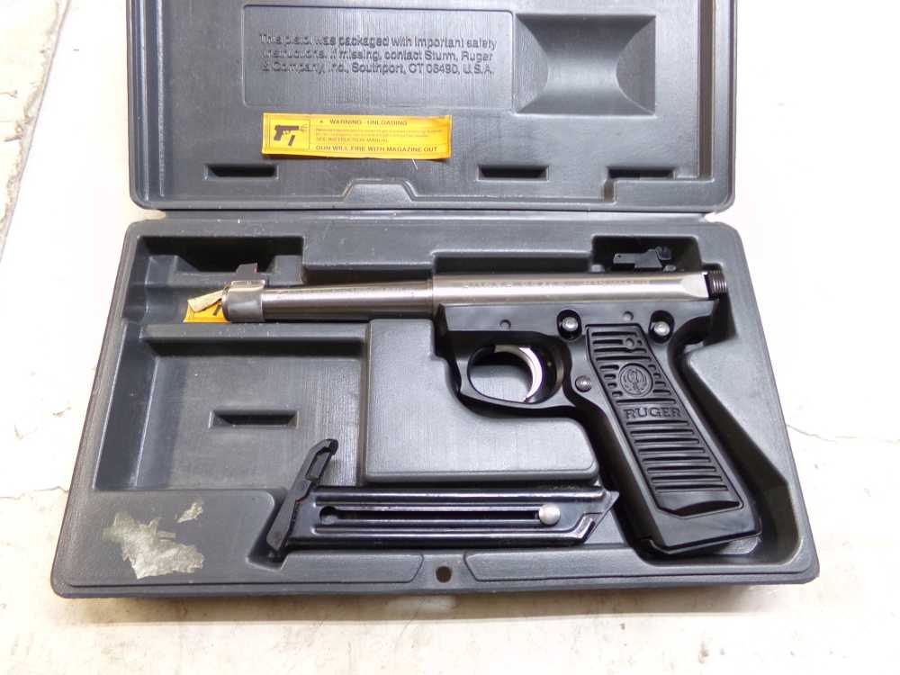 Used Ruger Mark II 22/45 Pistol with a 5 1/4" barrel & original box-img-8