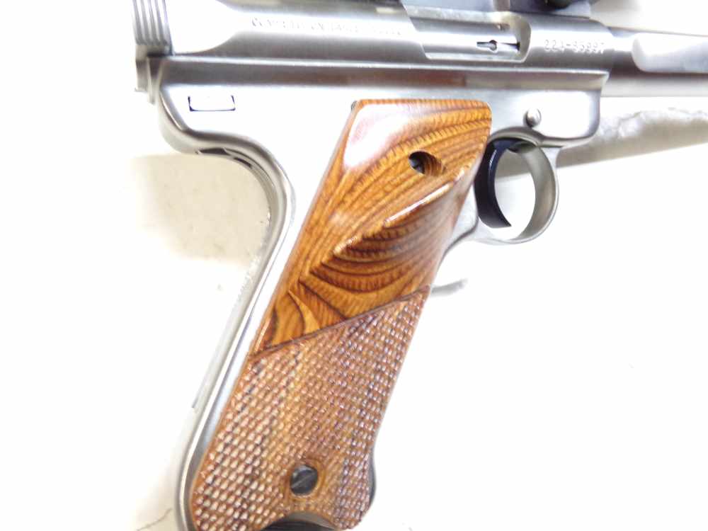 Used Ruger Mark II Competition Target Pistol in 22LR with Leupold Gilmore -img-1