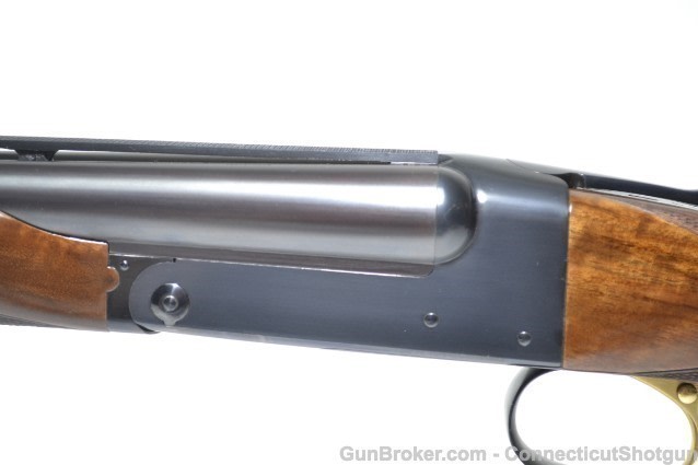 Connecticut Shotgun Model 21 FLATSIDE, 100%, GOLD SST, 28" WS1/WS2. -img-1