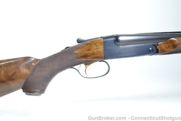 Connecticut Shotgun Model 21 FLATSIDE, 100%, GOLD SST, 28" WS1/WS2. -img-4