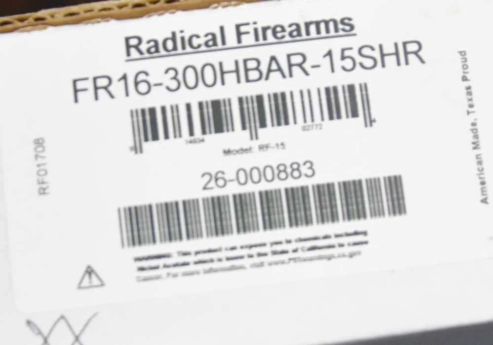 Radical Firearm FR16 Socom 16" HBAR .300 blackout w/ 1-8 tactical scope NIB-img-55