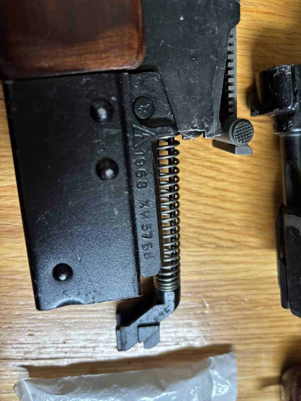Russian Soviet ussr 1968 AKM AK47 rifle parts kit rare early preban-img-1