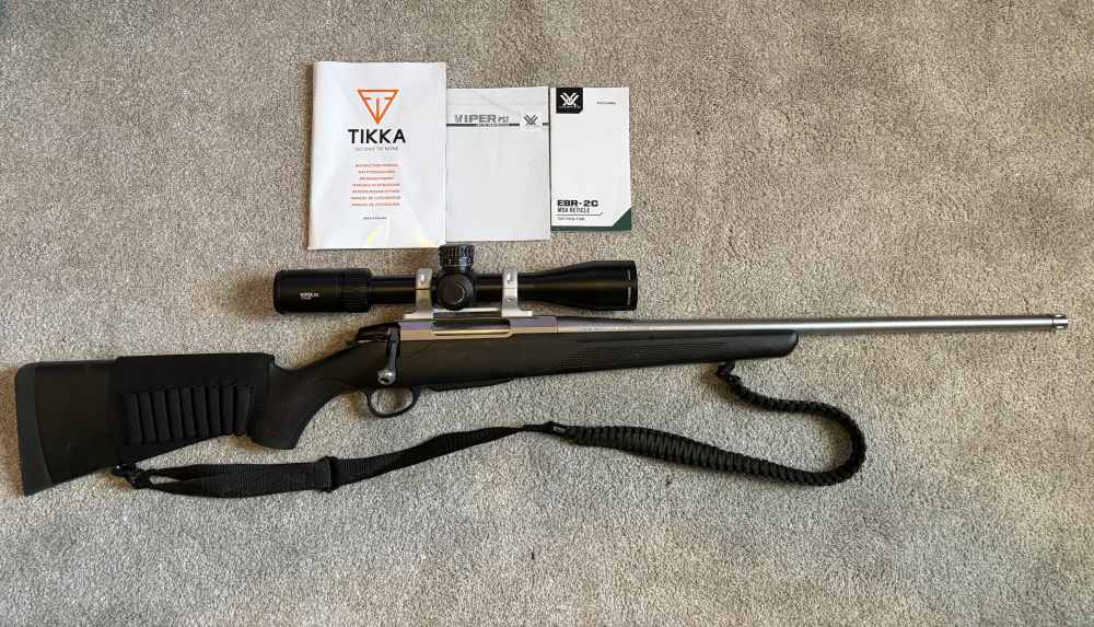 TIKKA T3X  .308 STAINLESS, w/ VORTEX VIPER, THREADED BARREL, HUNTING READY-img-0