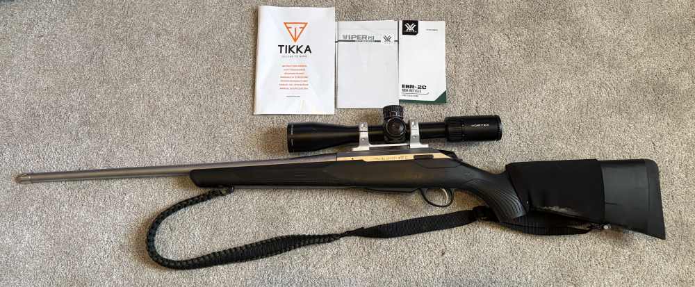 TIKKA T3X  .308 STAINLESS, w/ VORTEX VIPER, THREADED BARREL, HUNTING READY-img-1