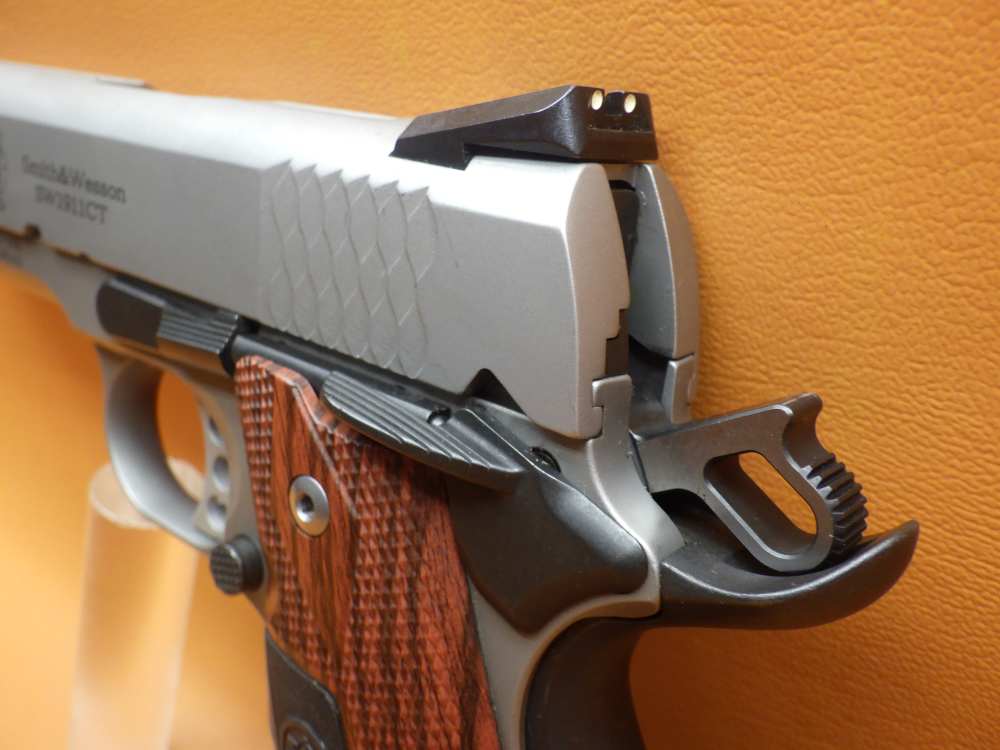 S&W SW1911CT .45 ACP 4.25" Bbl 8+1 Crimson Trace Laser-img-9