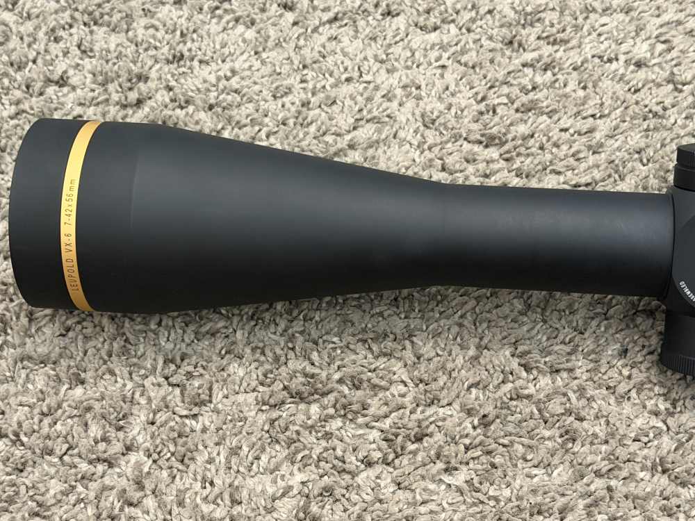 Leupold VX-6 7-42x56 mm riflescope 34mm SFP TMOA Plus reticle nice-img-4