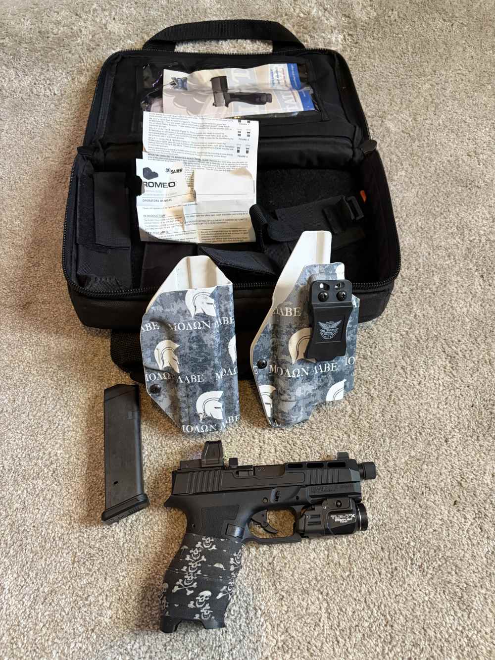 PSA DAGGER 9MM w/  STREAMLIGHT TLR 7X, & SIG ROMEO -img-1