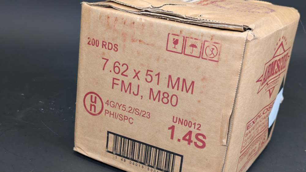 200 Rounds|7.62x51 NATO|M80 Ball Ammo FMJ|Armscor-img-1