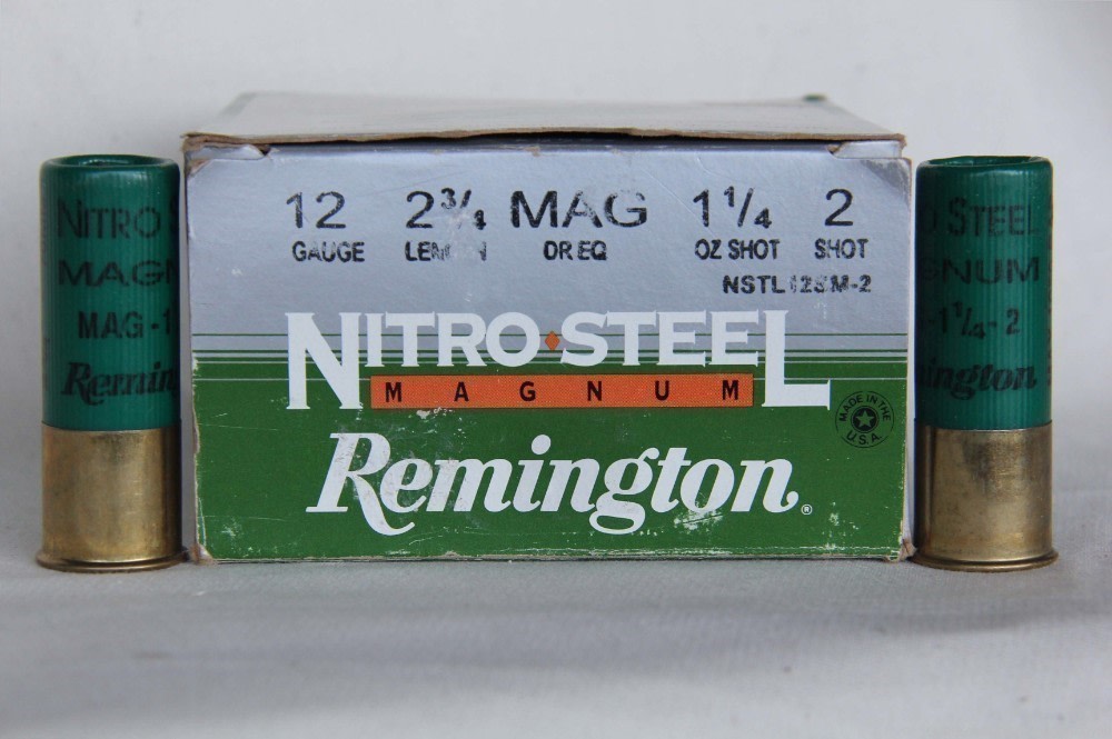 Remington Nitro Steel Magnum 12 gauge 2-3/4” 1¼ oz. shot #2 (24 shotshells)-img-1