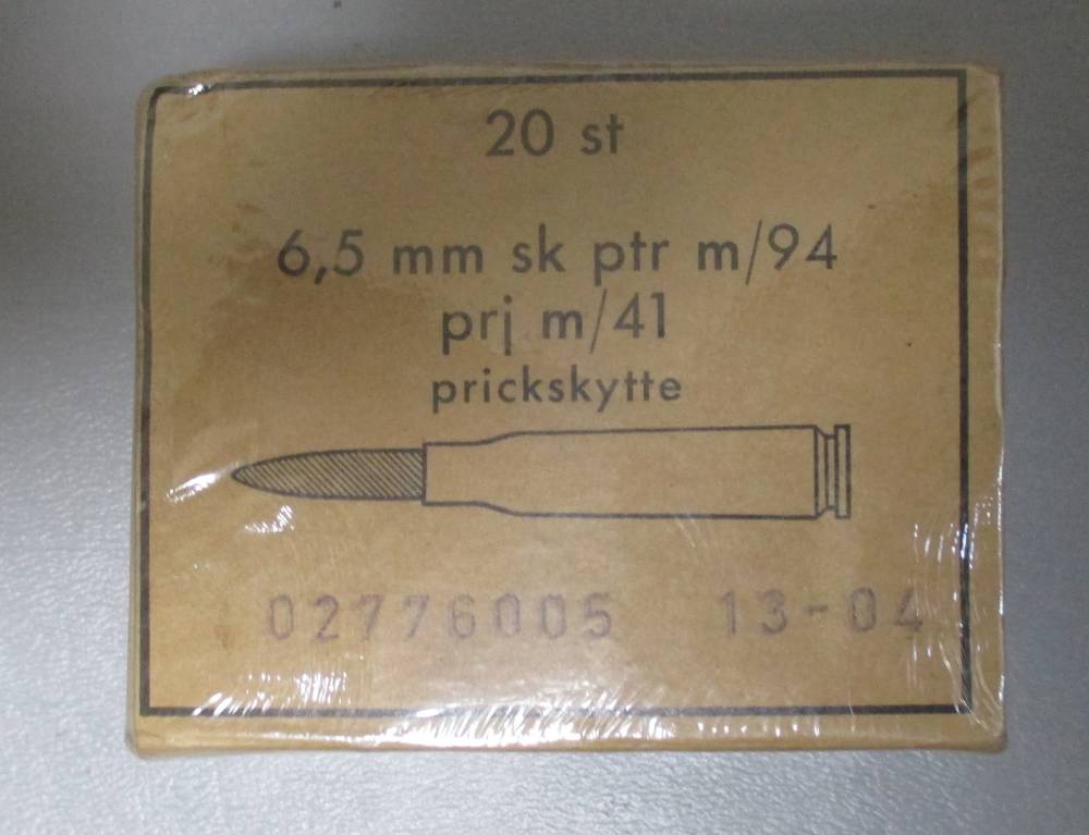 6.5X55 SWEEDISH MAUSER CLASSIC AMMO - 20CT BOX IN EXCELENT CONDIDTION-img-0