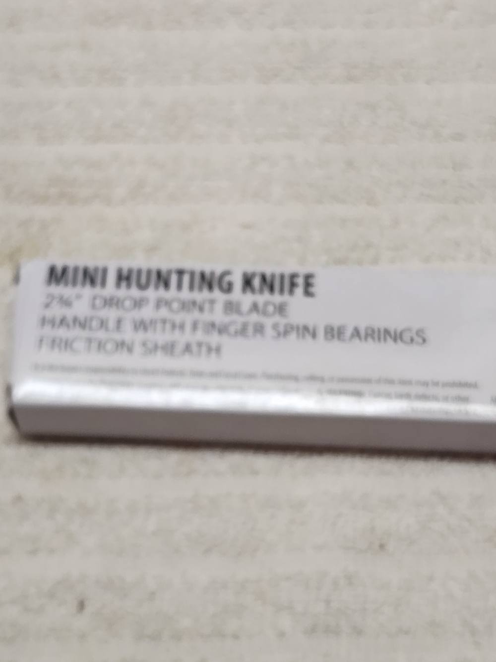 SE Hunting Knife 4-1/4" Recurve 440 Stainless Full Tang Wood Handle Sheath -img-6