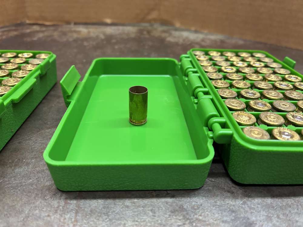 9 mm reloading brass casings, fired, unprimed-img-2