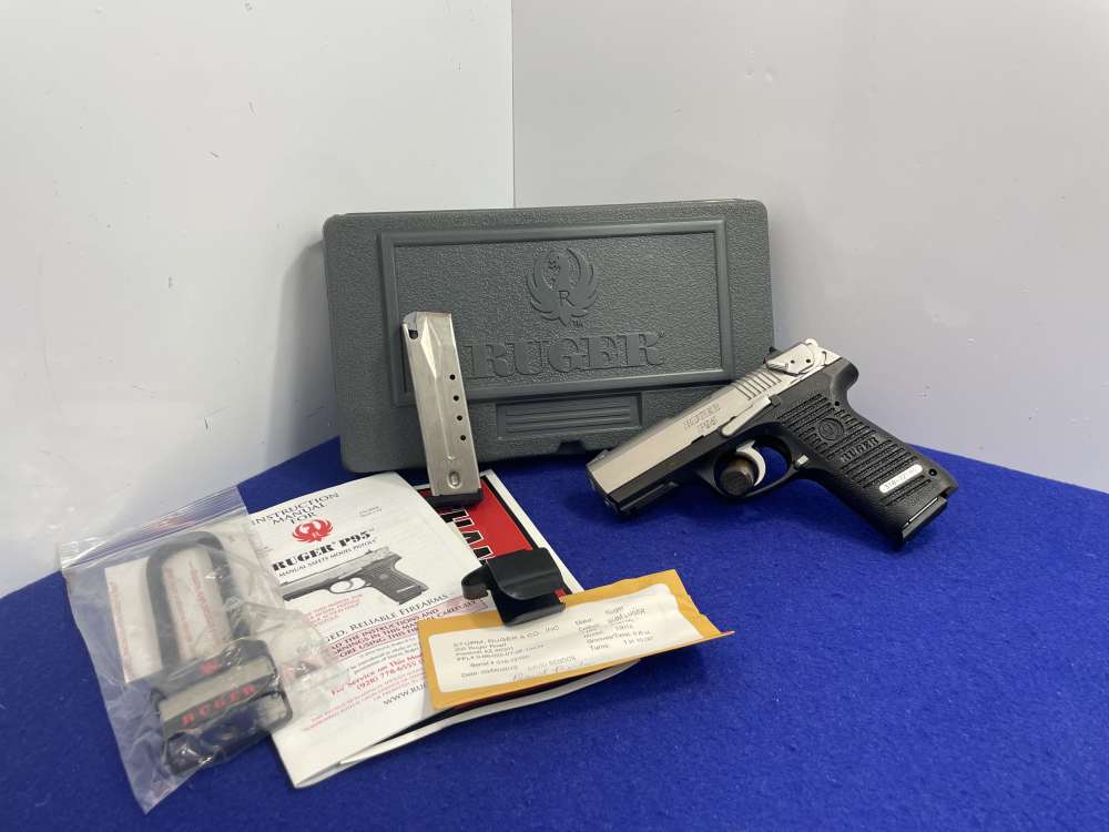 2013 Ruger P95 9mm 3.9" Stainless *RELIABLE SEMI AUTOMATIC DEFENSE PISTOL*-img-4