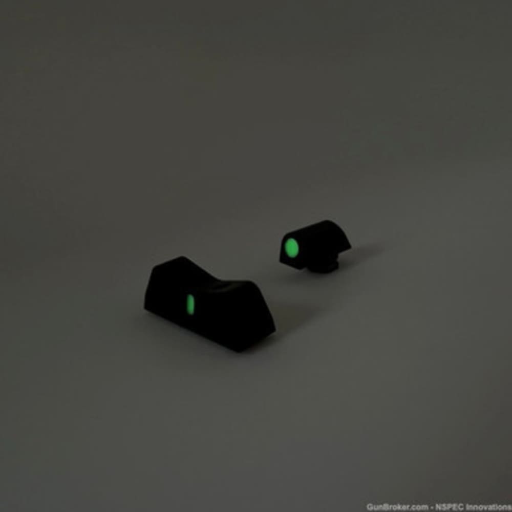 Glock 42 43 Custom Sight Night Sights Green-img-1