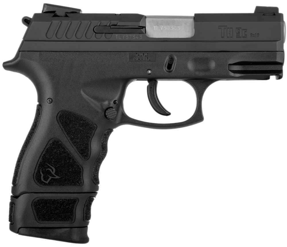TAURUS TH9 COMPACT 9MM BLK 3.5" 17+1 ADJ SIGHTS|2 MAGS-img-0