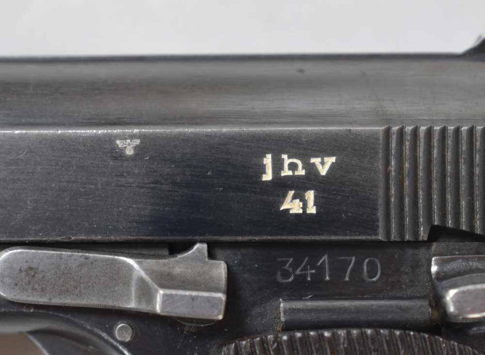 FEG P. MOD 37 7.62 (32 ACP) WWII MFG 1941 WAFFEN JHV 41 MATCHING PENNY NZI -img-13