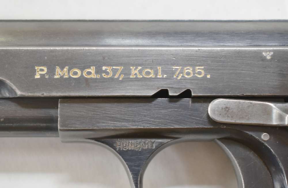 FEG P. MOD 37 7.62 (32 ACP) WWII MFG 1941 WAFFEN JHV 41 MATCHING PENNY NZI -img-12
