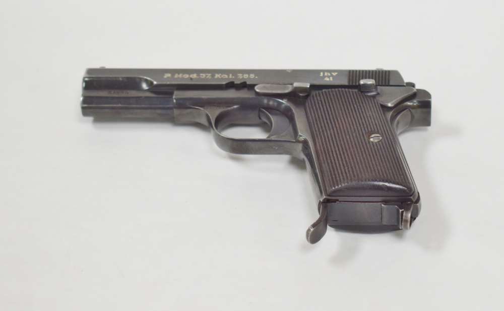 FEG P. MOD 37 7.62 (32 ACP) WWII MFG 1941 WAFFEN JHV 41 MATCHING PENNY NZI -img-6
