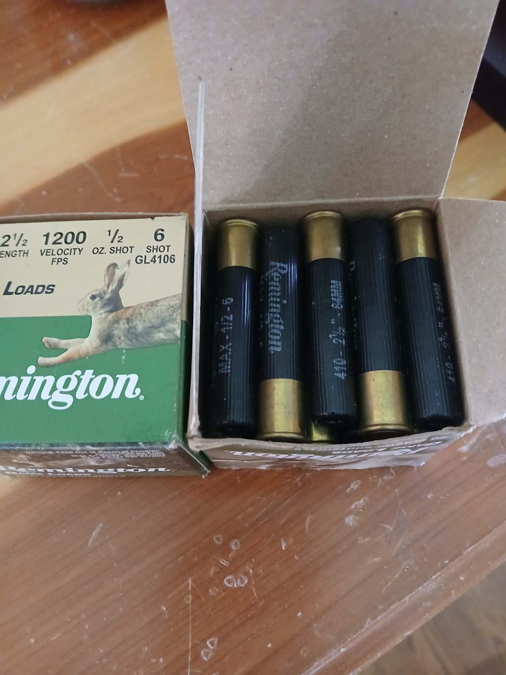  40 rounds 2 boxes Remington .410 game loads 2 1/2 #6 shot-img-1