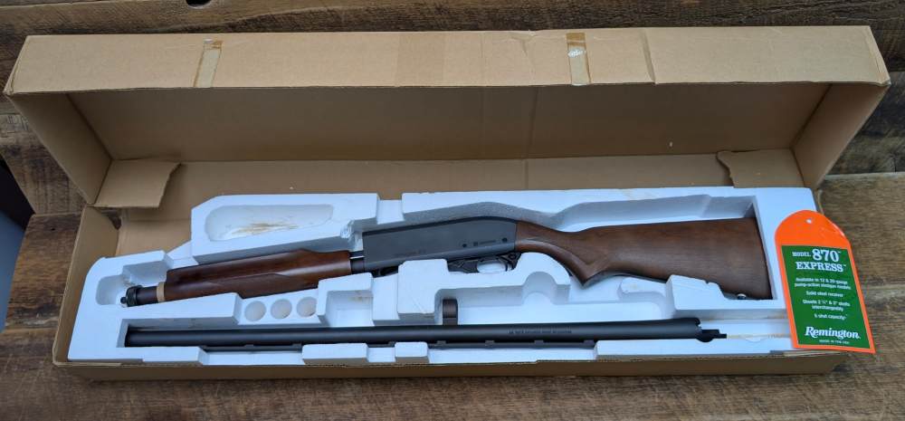 Remington 870 Express 12 Ga Pump Shotgun 28" Vent Rib NIB New In Box-img-0