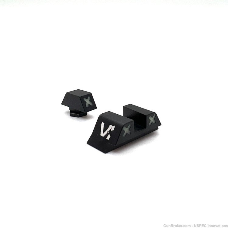 Glock 42 43 Custom Sight Night Sights Green-img-1