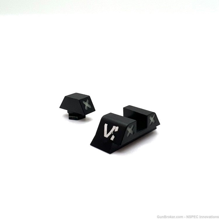 Glock 42 43 Custom Sight Night Sights Green-img-5