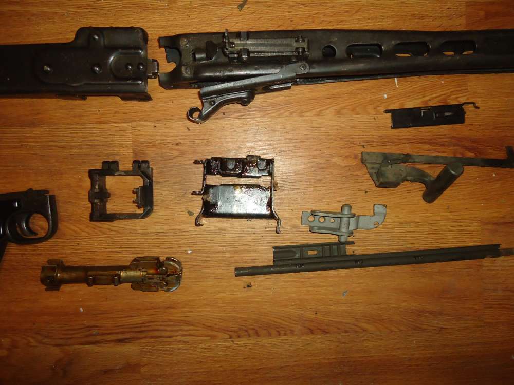 mg42 mg 42 m53 super clean kit / german bakelite buttstock  -img-2