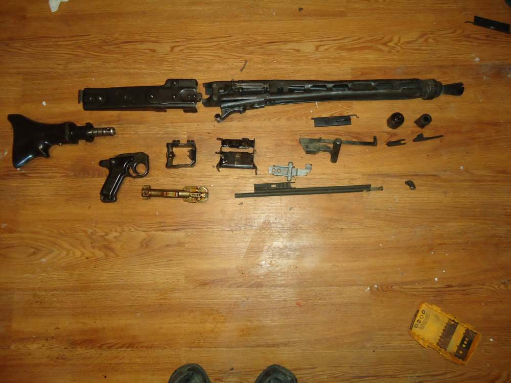 mg42 mg 42 m53 super clean kit / german bakelite buttstock  -img-0