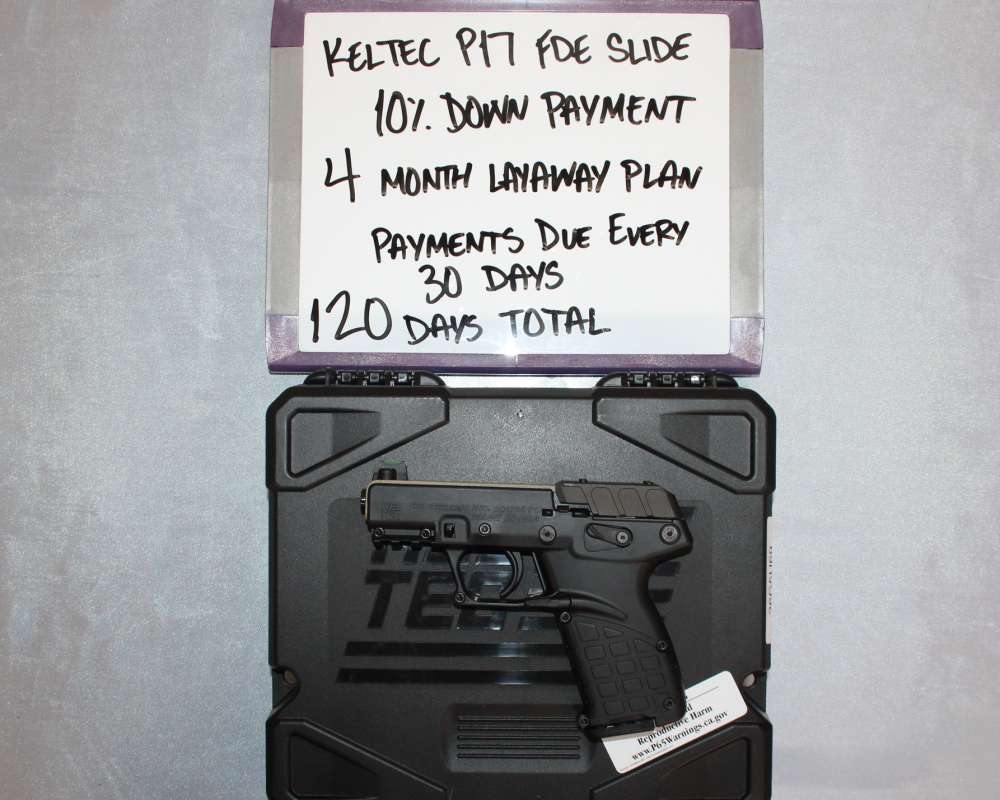 Kel-Tec P17 FDE Slide 22LR 3.8" Barrel, LAYAWAY AVAILABLE!-img-0