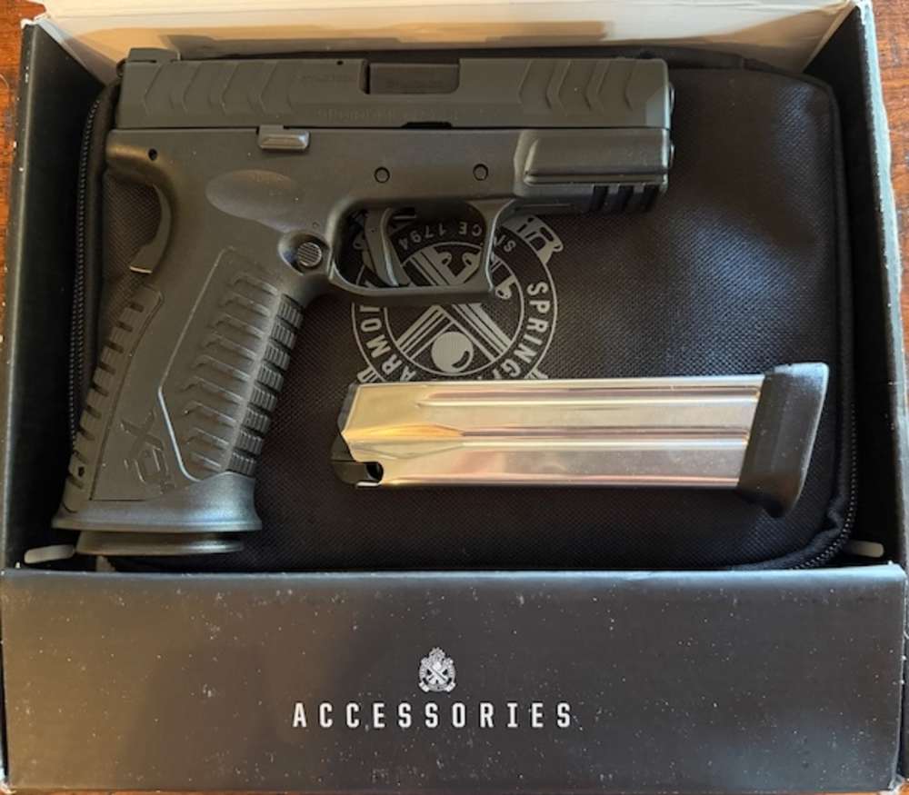 Springfield Armory XD(M) Elite 9mm 3.8" Black Pistol w/2 Mags-img-0