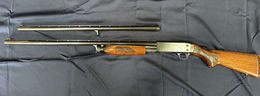 1969 Ithaca Model 37 Featherlight 12-gauge pump action shotgun-img-0