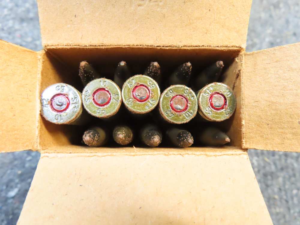 WWII GERMAN 8mm MAUSER ORANGE TRACER AMMO-30 RDS-1942-SCARCE-img-9