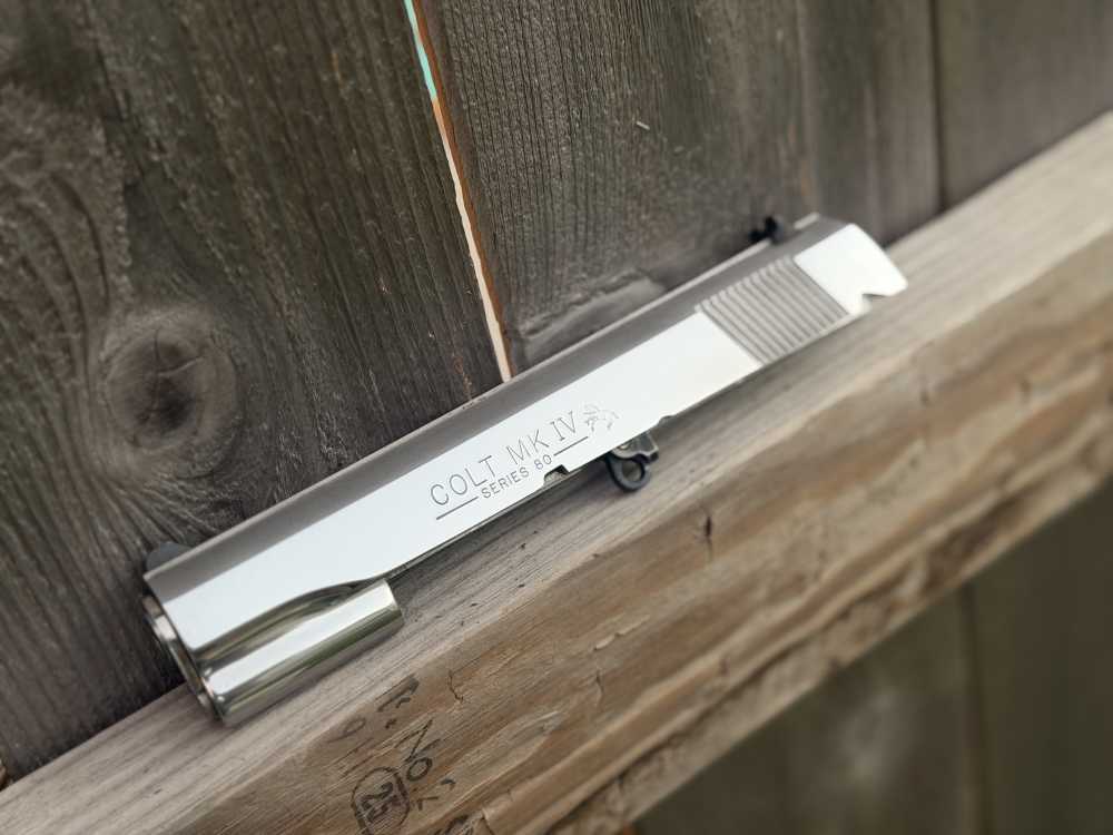 Factory Colt 1911 38 Super Enhanced Slide Barrel Government Series Upper ak-img-0