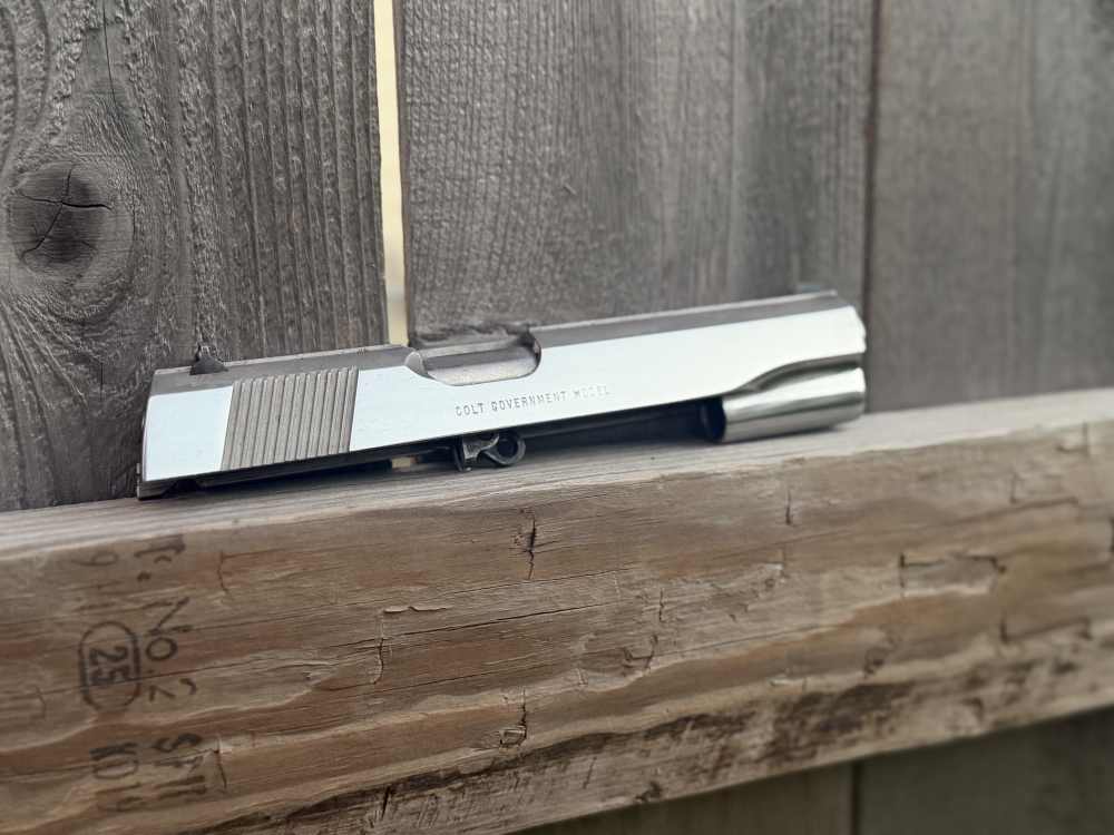 Factory Colt 1911 38 Super Enhanced Slide Barrel Government Series Upper ak-img-1