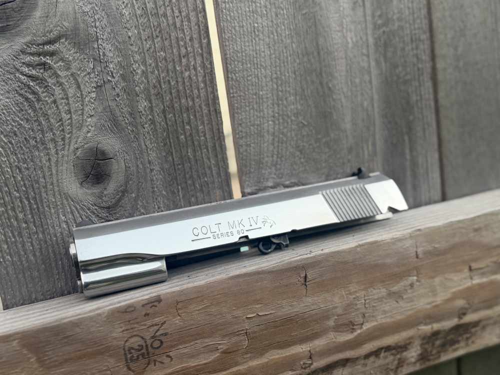 Factory Colt 1911 38 Super Enhanced Slide Barrel Government Series Upper ak-img-3