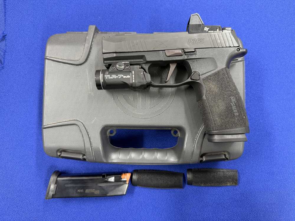 SIG Sauer P365XMACRO, comes w/ light & red dot, chambered in 9mm Luger-img-4