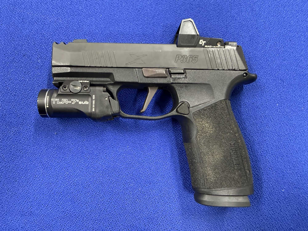 SIG Sauer P365XMACRO, comes w/ light & red dot, chambered in 9mm Luger-img-1