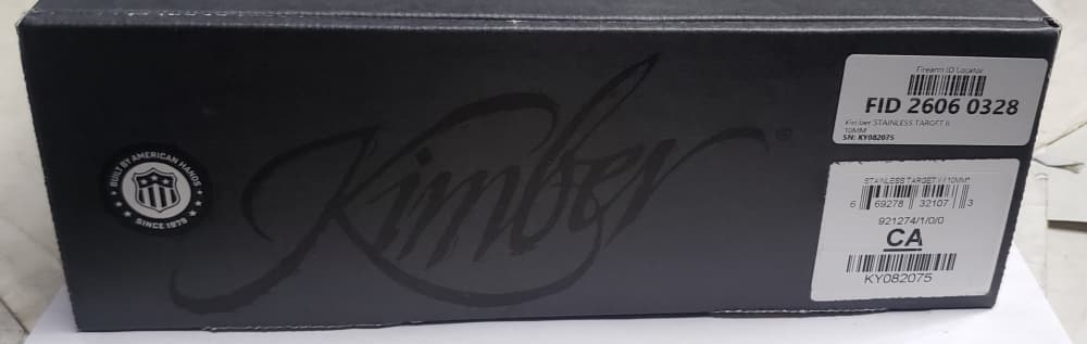 Kimber Stainless Target II 10mm 5in barrel stainless CA LEGAL 3200107CA-img-11