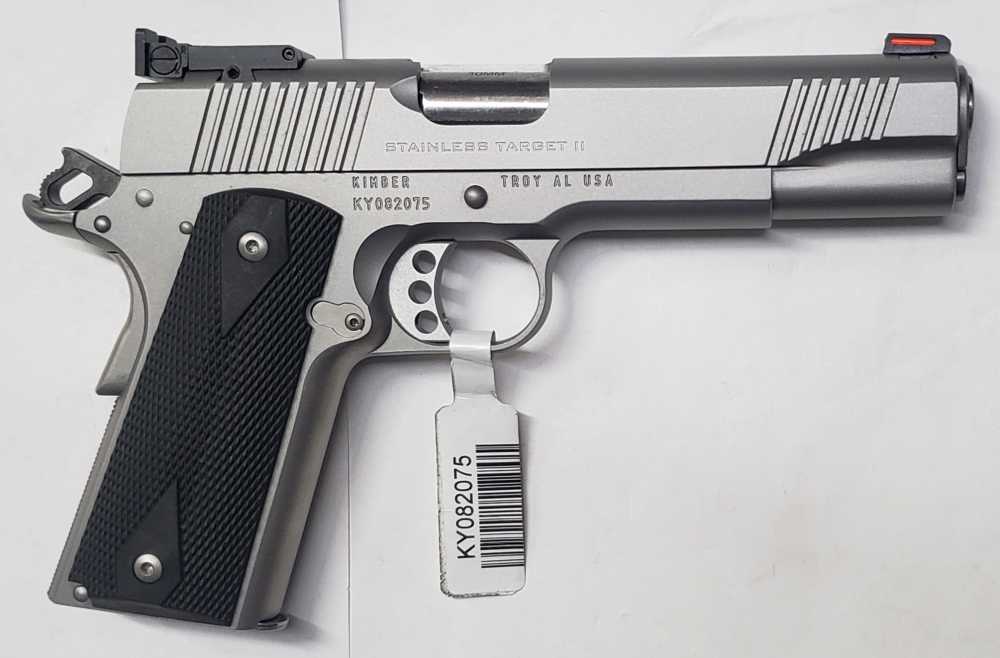 Kimber Stainless Target II 10mm 5in barrel stainless CA LEGAL 3200107CA-img-3