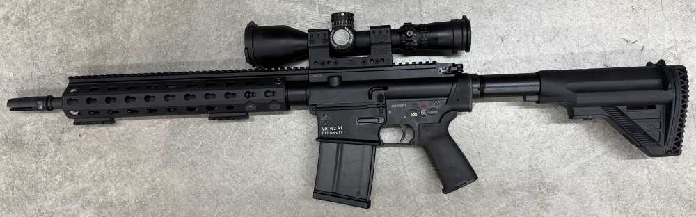 Heckler and Koch MR762 A1 & Nightforce NX8 2.5-20x50FL Spuhr Mount  7.62x51-img-1