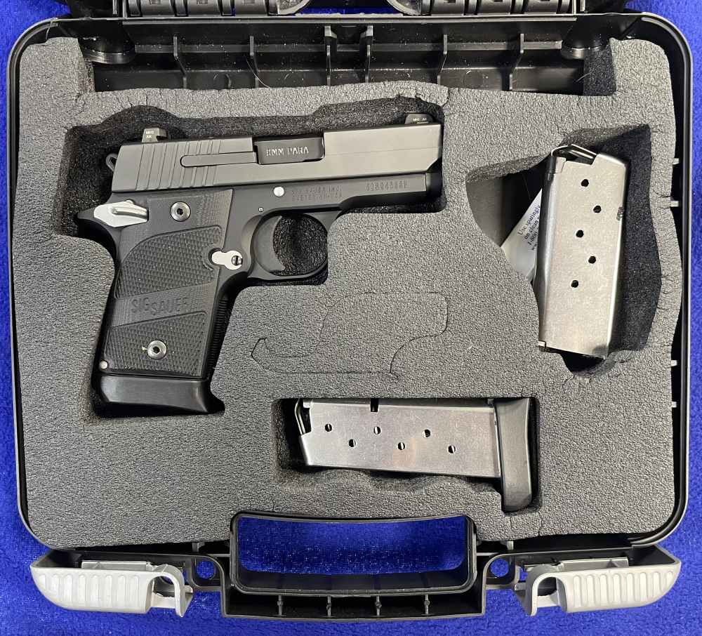 SIG Sauer P938 9mm Micro-Compact Pistol – with Case & 3 Magazines-img-0