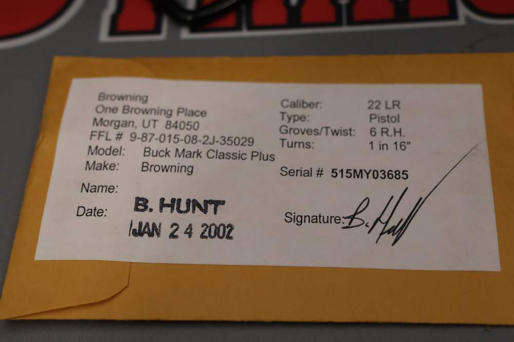 Browning Buck Mark Pistol .22LR 5.75" w/ Case - 10rds - -img-4