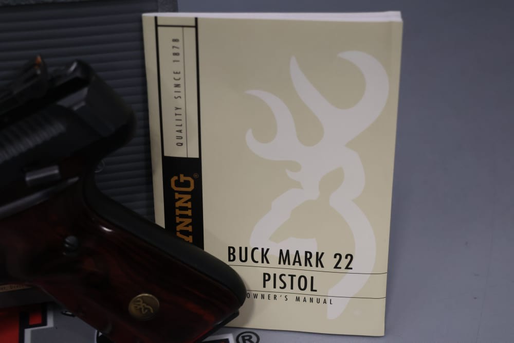 Browning Buck Mark Pistol .22LR 5.75" w/ Case - 10rds - -img-3