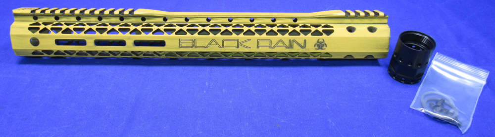 Black Rain Spec-15 Forged AR-15 Receiver Set + Rail w/ Custom Gadsden Snake-img-6