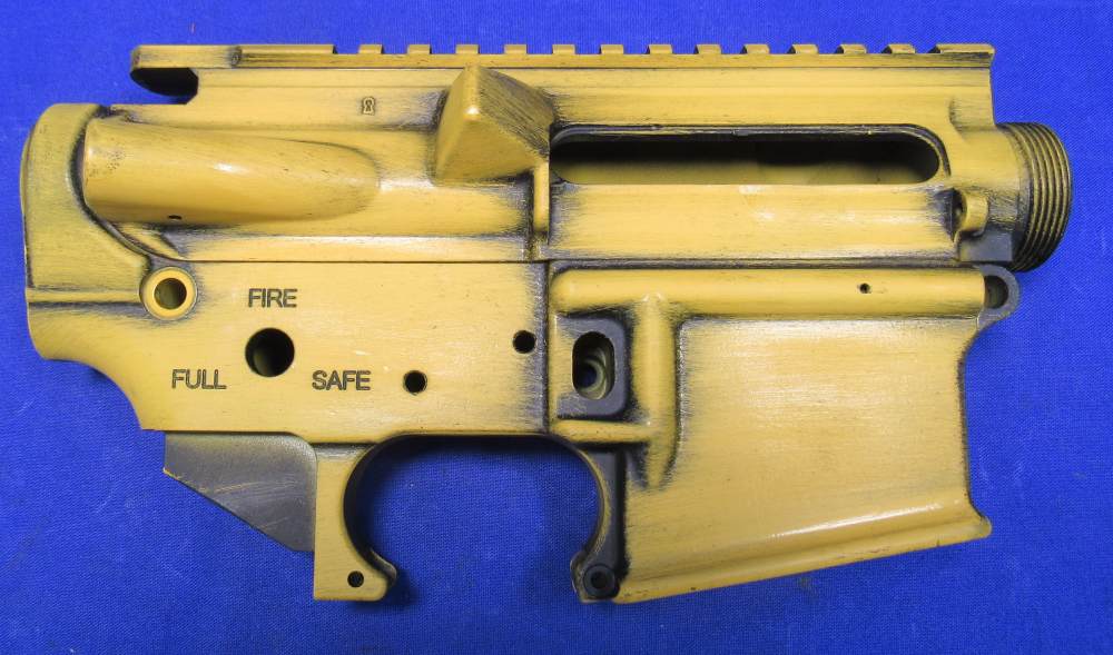 Black Rain Spec-15 Forged AR-15 Receiver Set + Rail w/ Custom Gadsden Snake-img-5