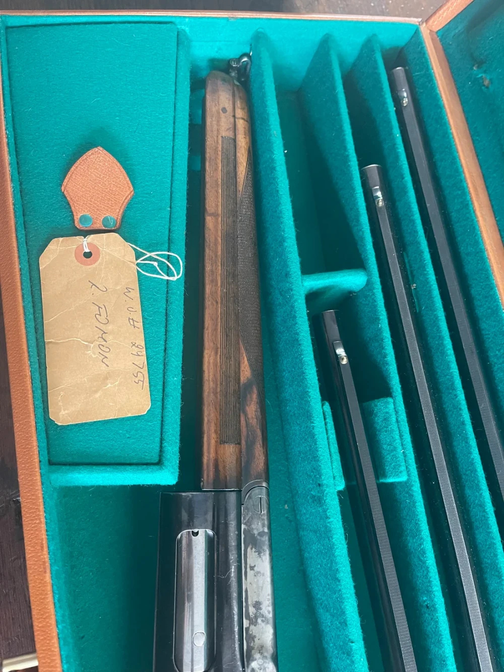 Exceptional 1950’s Cosmi Brevettato Special-Order 12 Gauge-Three Barrel Set-img-13