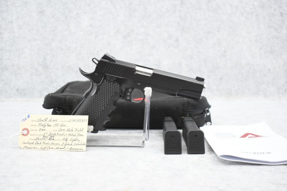 Stealth Arms – Mod. Platy Pus 1911-Gov – 9mm Cal. Semi-Auto Pistol-img-15