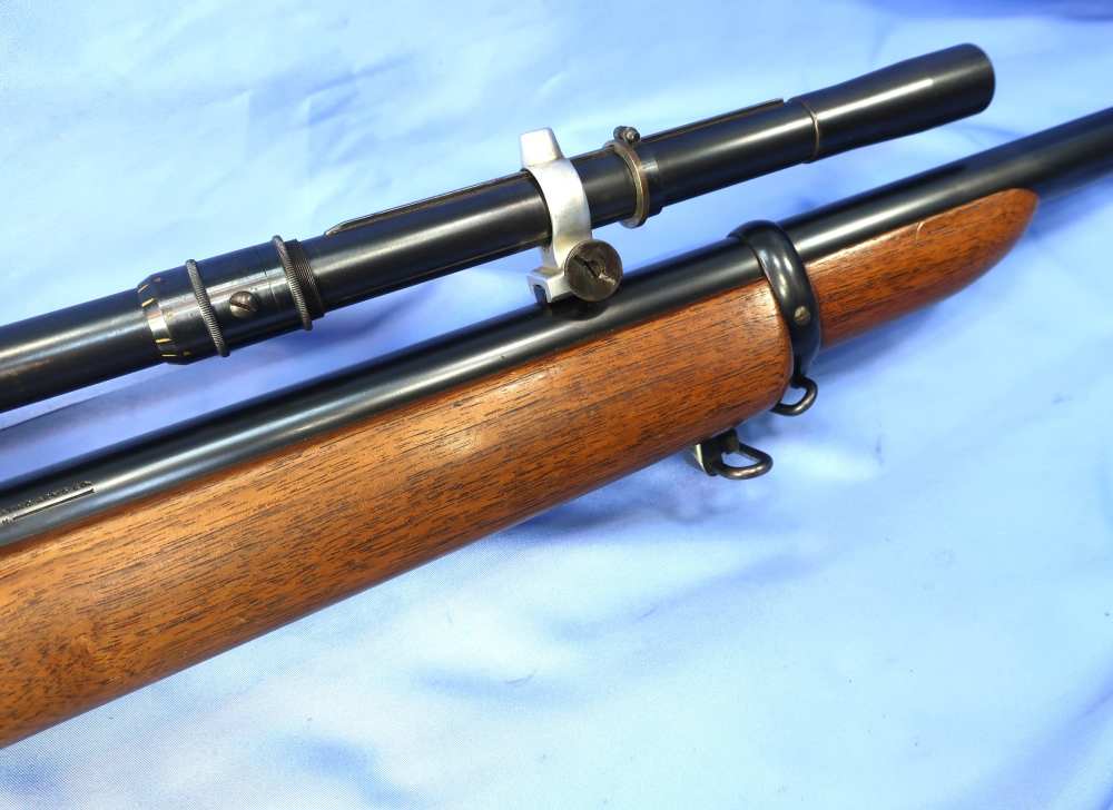 Winchester 52 22LR Target Rifle w/JW Fecker Scope, Case, Marbles Sight 1938-img-10