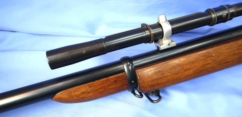 Winchester 52 22LR Target Rifle w/JW Fecker Scope, Case, Marbles Sight 1938-img-24