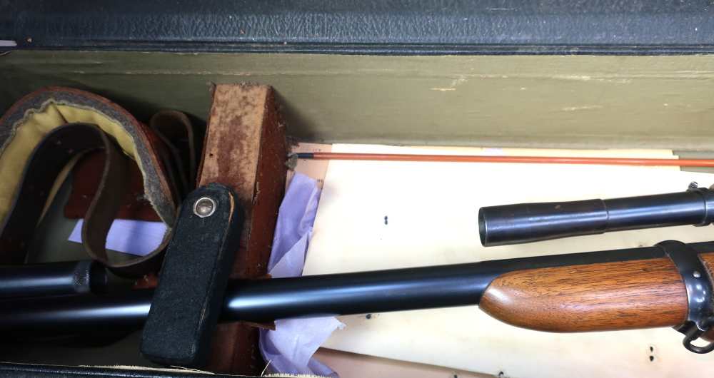Winchester 52 22LR Target Rifle w/JW Fecker Scope, Case, Marbles Sight 1938-img-29